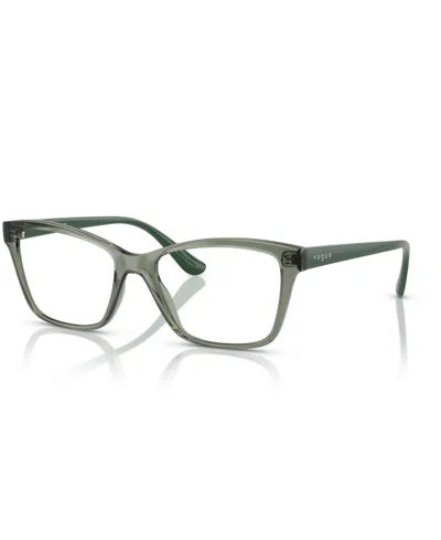 Vogue Eyewear Women's Eyeglasses, Vo5420 In Mallard Green