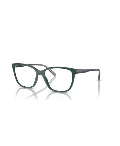 Vogue Eyewear Women's Eyeglasses, Vo5518 In Full Dark Green