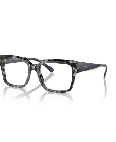 Vogue Eyewear Women's Eyeglasses, Vo5559 In Blue Tortoise