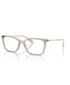 Vogue Eyewear Women's Eyeglasses, Vo5563 In Transparent Caramel