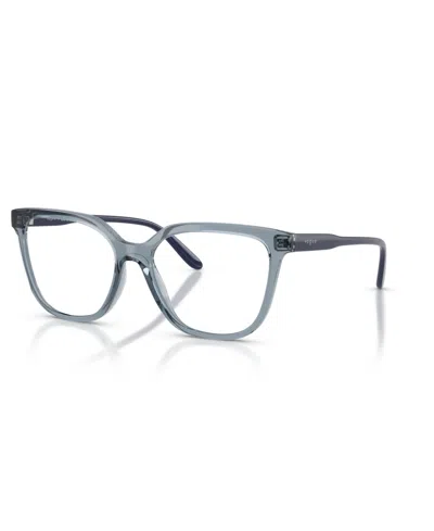 Vogue Eyewear Women's Eyeglasses, Vo5750 In Transparent Light Blue