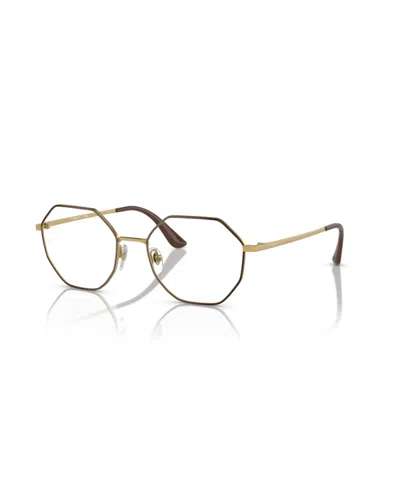 Vogue Eyewear Women's Irregular Eyeglasses, Vo4094 In Gold