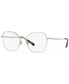 Vogue Eyewear Women's Irregular Eyeglasses, Vo4196 In Pale Gold-tone