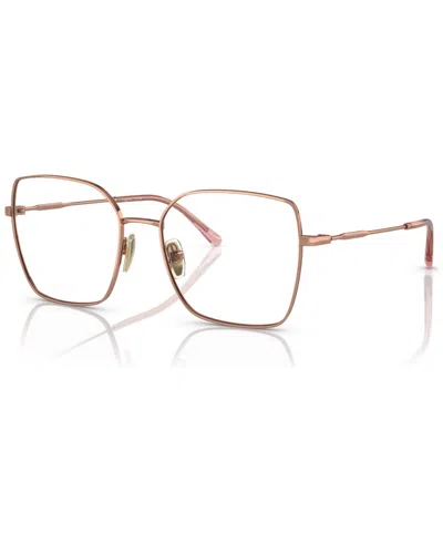 Vogue Eyewear Women's Irregular Eyeglasses, Vo4274 51 In Rose Gold-tone