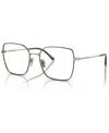 Vogue Eyewear Women's Irregular Eyeglasses, Vo4274 51 In Top Havana,pale Gold-tone