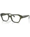 Vogue Eyewear Women's Irregular Eyeglasses, Vo544750-o In Opal Green