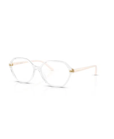 Vogue Eyewear Women's Irregular Eyeglasses, Vo5622 In Transparent