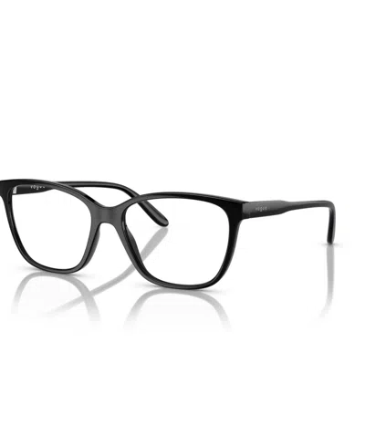 Vogue Eyewear Women's Pillow Eyeglasses, Vo5518 In Black