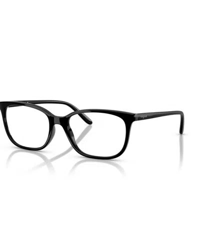 Vogue Eyewear Women's Pillow Eyeglasses, Vo5621 In Black