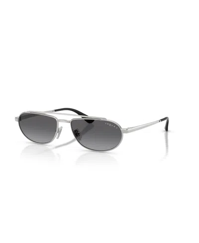 Vogue Eyewear Women's Polarized Aviator Sunglasses Vo4371s In Gray