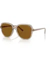 Vogue Eyewear Women's Polarized Sunglasses Vo5601s In Transparent Caramel