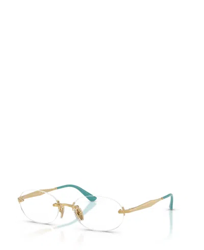 Vogue Eyewear Women's Round Eyeglasses, Vo4343 In Gold