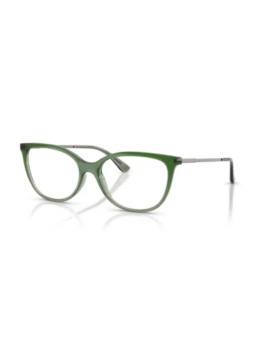 Vogue Eyewear Women's Round Eyeglasses, Vo5673 In Green