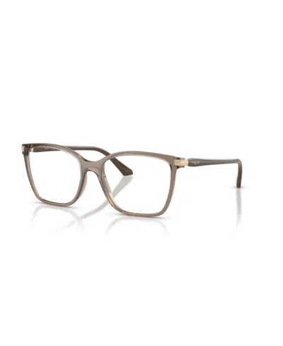 Vogue Eyewear Women's Square Eyeglasses, Vo5654 In Brown