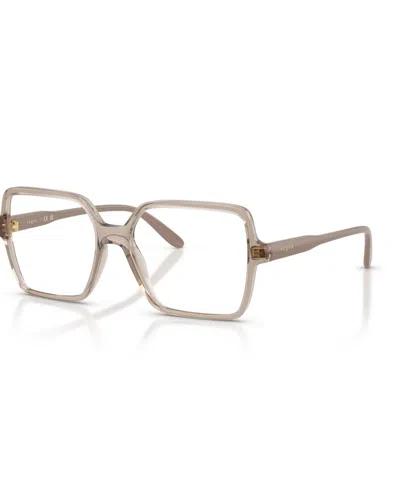 Vogue Eyewear Women's Square Eyeglasses, Vo5702 In Brown