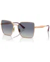 Vogue Eyewear Vo4284s Square-frame Sunglasses In Rose Gold