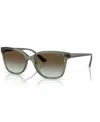 Vogue Eyewear Women's Sunglasses, Gradient Vo5520s In Transparent Mallard Green