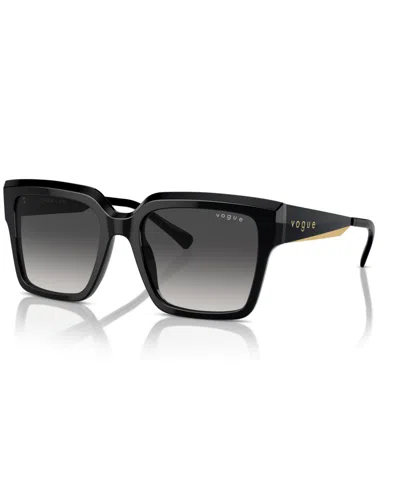 Vogue Eyewear Woman Sunglass Vo5553s In Grey Gradient Black