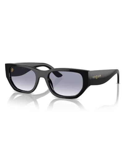 Vogue Eyewear Women's Sunglasses, Vo5586s In Clear Gradient Blue