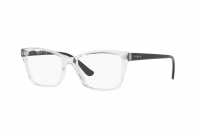 Vogue Eyewear Women's Vo 5420 Eyeglasses In Clear With Black Temples In Multi