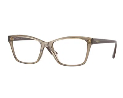 Vogue Eyewear Women's Vo 5420 Eyeglasses In Light Brown/dark Brown In Multi