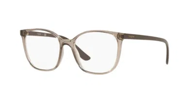 Vogue Eyewear Women's Vo5356 Eyeglasses In Transparent Brown/ Darker Brown In Multi