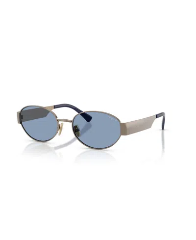 Vogue Eyewear Women's Y2k Oval Sunglasses Vo4362s In Blue