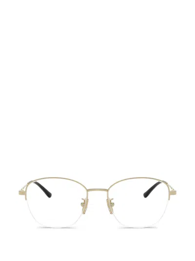 Vogue Geometric-frame Glasses In Gold