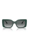 Vogue Injected 0vo5481s Sunglasses In Green