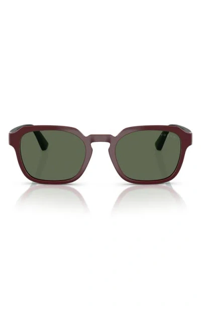 Vogue Kids' 46mm Irregular Sunglasses In Burgundy