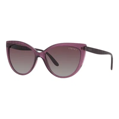Vogue Ladies' Sunglasses  Vo 5484s Gbby2 In Gray