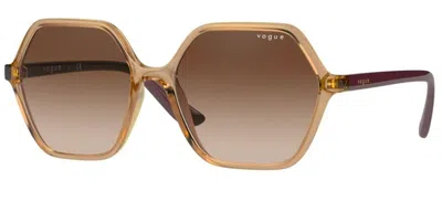 Vogue Sunglasses, Vo5361s 55 In Transparent Caramel