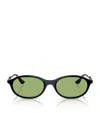 Vogue Nylon Vo5625s Oval Sunglasses In Black