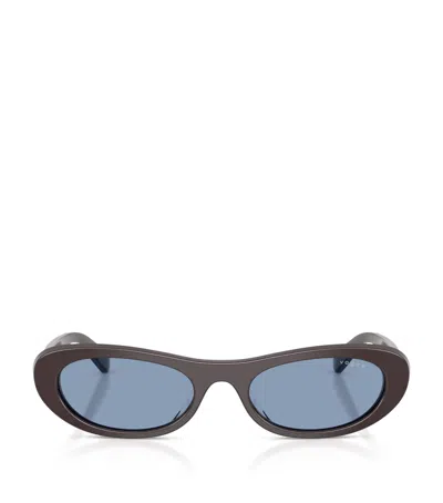 Vogue Oval Vo5695su Sunglasses In Brown