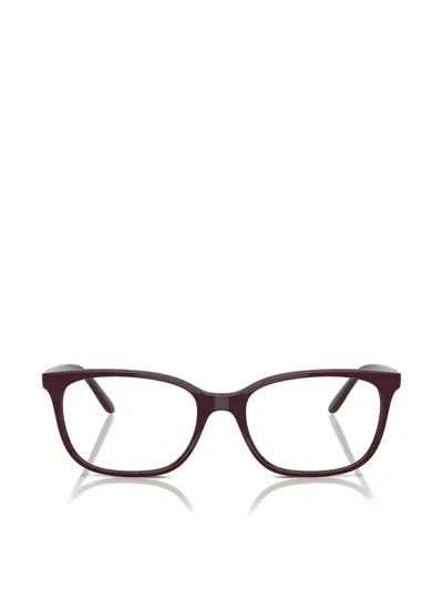 Vogue Rectangle-frame Glasses In Purple