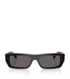 Vogue Rectangular Sunglasses In Black