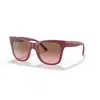Vogue Resin Women's Sunglasses In Burgundy