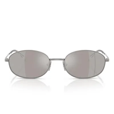 Vogue Sunglasses Vo4323 S 548/6 G Gunmetal/light Gray Silver Mirrored Women's