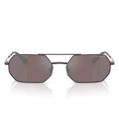 Vogue Sunglasses Vo4329 S 5149 Lb Light Purple/mirrored Pink Women Polarized In Green
