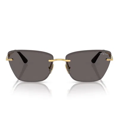Vogue Sunglasses Vo4332 S 280/87 Gold/smoke Gray Women In Multi