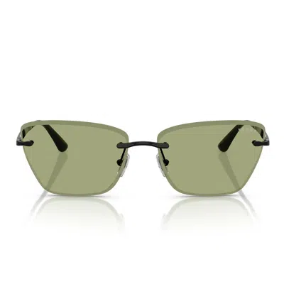 Vogue Sunglasses Vo4332 S 352/82 Black/green Women In Multi