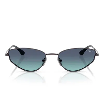 Vogue Sunglasses Vo4339 S 51494 S Light Purple/gradient Light Blue Women's In Multi