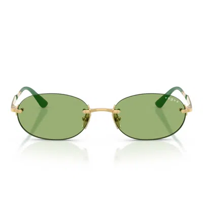 Vogue Sunglasses Vo4342 S 280/2 Gold/green Women