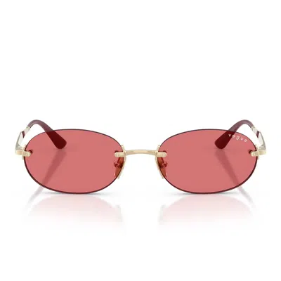 Vogue Sunglasses Vo4342 S 848/75 Pale Gold/red Women