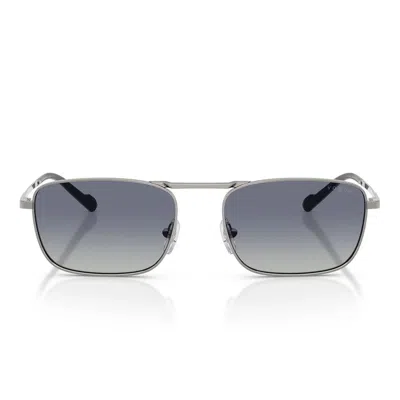 Vogue Sunglasses Vo4346 S 51874 L Brushed Gunmetal/gray Gradient Blue Men's