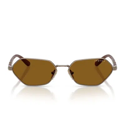 Vogue Sunglasses Vo4349 S 513883 Light Brown/dark Brown Women Polarized