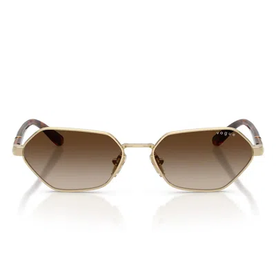 Vogue Sunglasses Vo4349 S 848/13 Pale Gold/brown Gradient Women