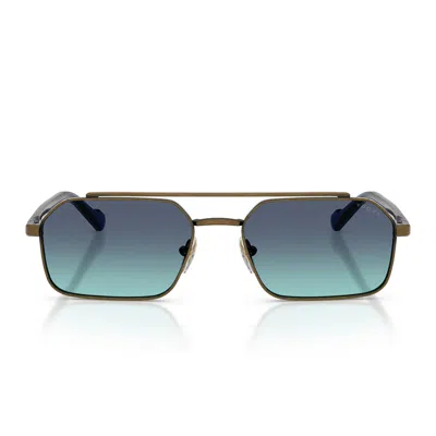 Vogue Sunglasses Vo4356 S 51374 S Antique Gold/blue Gradient Blue Men
