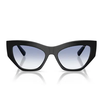 Vogue Sunglasses Vo5607 S W44/19 Black/transparent Blue Gradient Women