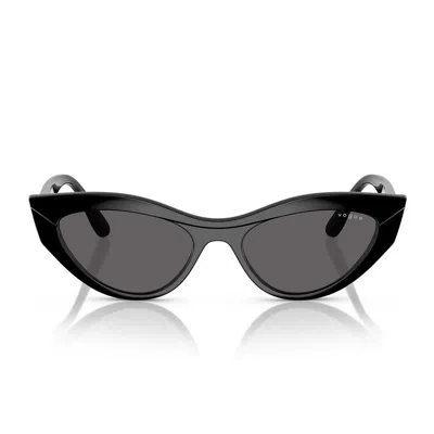 Vogue Sunglasses Vo5637 Su W44/87 Black/smoke Gray Women